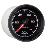 GAUGE, OIL PRESSURE, 2 1/16in, 100PSI, MECHANICAL, ES