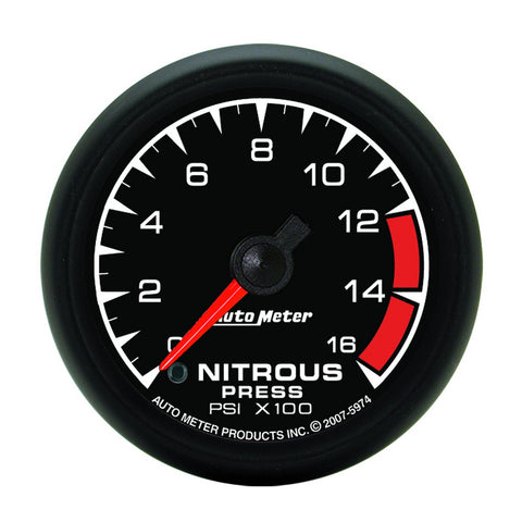 GAUGE, NITROUS PRESSURE, 2 1/16in, 1600PSI, DIGITAL STEPPER MOTOR, ES