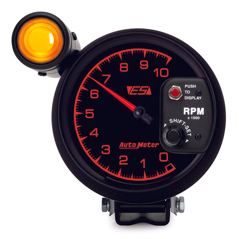 GAUGE, TACHOMETER, 5in, 10K RPM, PEDESTAL W/ EXT. SHIFT-LITE, ES