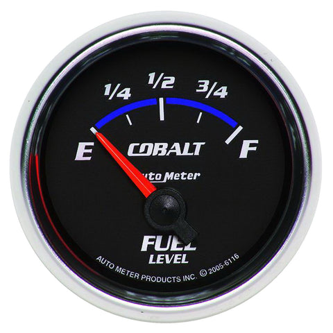 GAUGE, FUEL LEVEL, 2 1/16in, 240OE TO 33OF, ELEC, COBALT