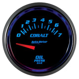 GAUGE, OIL PRESSURE, 2 1/16in, 7BAR, ELECTRIC, COBALT