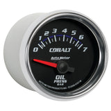 GAUGE, OIL PRESSURE, 2 1/16in, 7BAR, ELECTRIC, COBALT