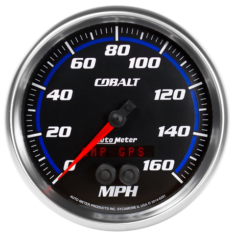 GAUGE, SPEEDOMETER, 5in, 160MPH, GPS, COBALT