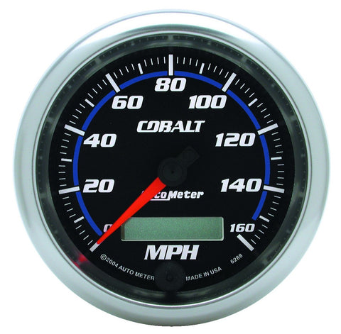 GAUGE, SPEEDOMETER, 3 3/8in, 160MPH, ELEC. PROGRAMMABLE, COBALT