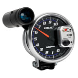 GAUGE, TACHOMETER, 5in, 10K RPM, PEDESTAL W/ EXT. SHIFT-LITE, COBALT