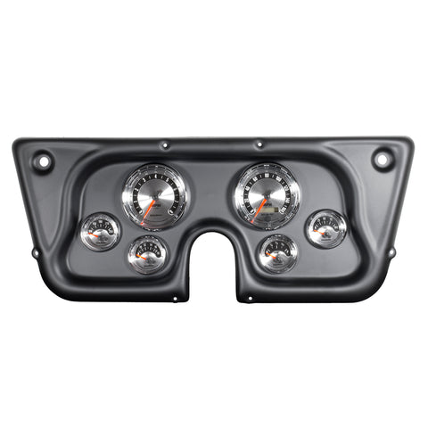 GAUGE KIT, 6 PC, CHEVY TRUCK C/K/K5/SUBRBN 67-72, RPM/MPH/FUEL/OILP/WTMP/BAT, AM