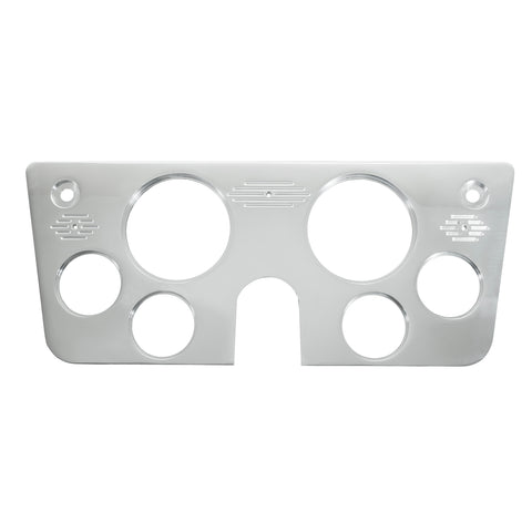 DASH PANEL, CHEVY TRUCK 67-72, 2 X 5in, 4 X 2-5/8in, BILLET
