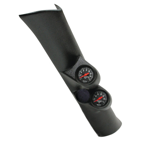 DIESEL GAUGE KIT, A-PILLAR W/SPKR, RAM 98-02, BOOST/EGT, 35PSI/1,600?F, Z SERIES