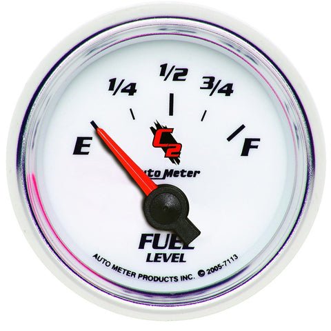 GAUGE, FUEL LEVEL, 2 1/16in, 0OE TO 90OF, ELEC, C2