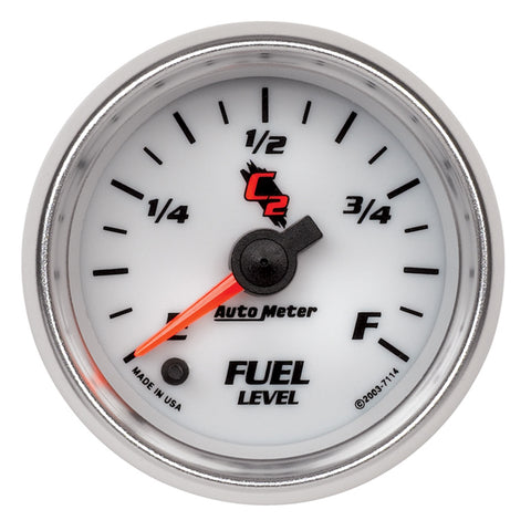 GAUGE, FUEL LEVEL, 2 1/16in, 0-280O PROGRAMMABLE, C2