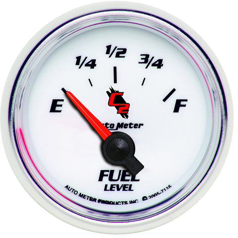 GAUGE, FUEL LEVEL, 2 1/16in, 240OE TO 33OF, ELEC, C2
