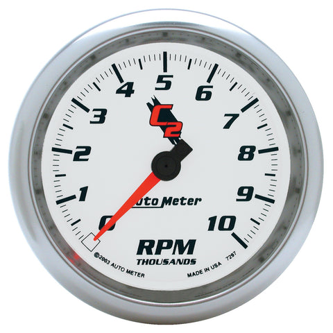 GAUGE, TACHOMETER, 3 3/8in, 10K RPM, IN-DASH, C2
