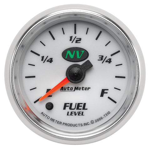 GAUGE, FUEL LEVEL, 2 1/16in, 0-280O PROGRAMMABLE, NV