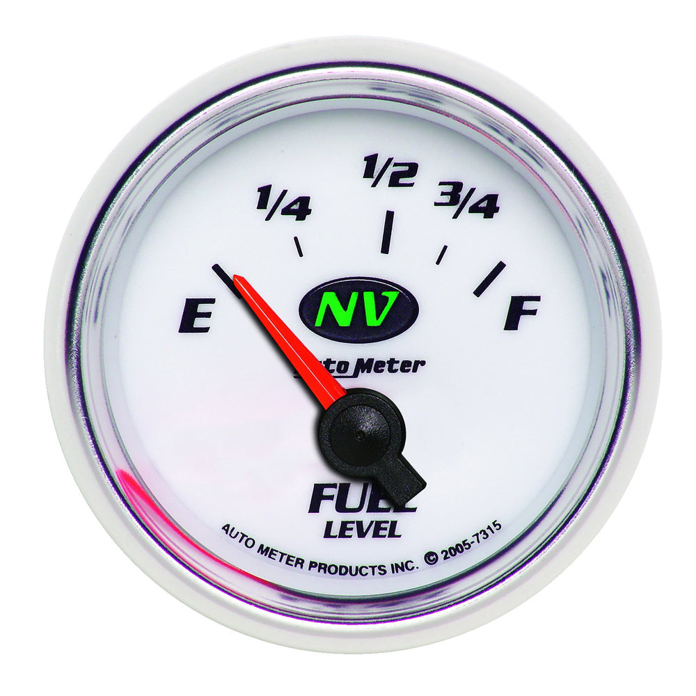 GAUGE, FUEL LEVEL, 2 1/16in, 73OE TO 10OF, ELEC, NV