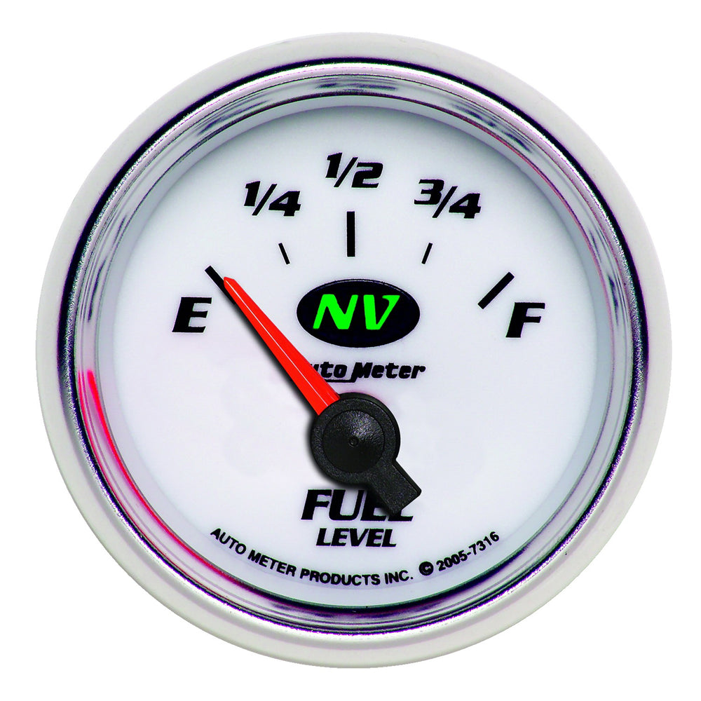 GAUGE, FUEL LEVEL, 2 1/16in, 240OE TO 33OF, ELEC, NV