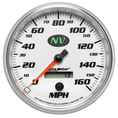 GAUGE, SPEEDOMETER, 5in, 160MPH, ELEC. PROGRAMMABLE, NV