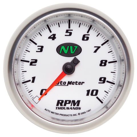 GAUGE, TACHOMETER, 3 3/8in, 10K RPM, IN-DASH, NV