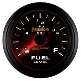 GAUGE, FUEL LEVEL, 2 1/16in, 0-280O PROGRAMMABLE, PHANTOM II