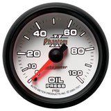 GAUGE, OIL PRESSURE, 2 1/16in, 100PSI, MECHANICAL, PHANTOM II