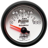 GAUGE, OIL PRESSURE, 2 1/16in, 100PSI, ELECTRIC, PHANTOM II