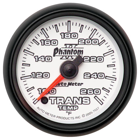 GAUGE, TRANSMISSION TEMP, 2 1/16in, 100-260?F, DIGITAL STEPPER MOTOR, PHANTOM II