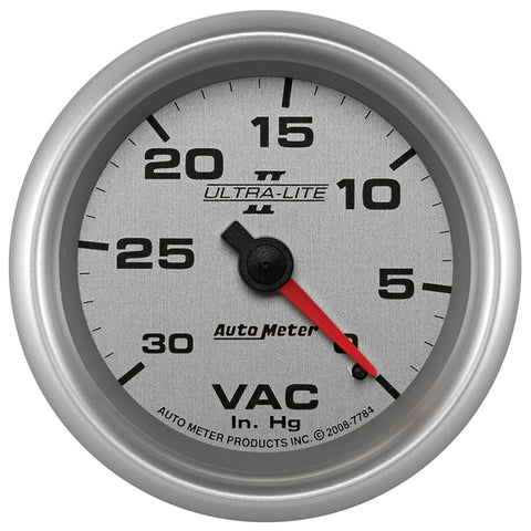 GAUGE, VACUUM, 2 5/8in, 30INHG, MECHANICAL, ULTRA-LITE II
