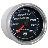 GAUGE, OIL TEMP, 2 5/8in, 140-280?F, MECHANICAL, COBALT