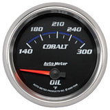 GAUGE, OIL TEMP, 2 5/8in, 140-300?F, ELECTRIC, COBALT