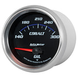 GAUGE, OIL TEMP, 2 5/8in, 140-300?F, ELECTRIC, COBALT