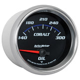 GAUGE, OIL TEMP, 2 5/8in, 140-300?F, ELECTRIC, COBALT