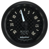 GAUGE, VAC/BOOST, 2 1/16in, 30INHG-20PSI, MECHANICAL, GT