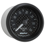 GAUGE, BOOST, 2 1/16in, 35PSI, MECHANICAL, GT