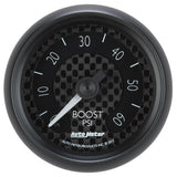 GAUGE, BOOST, 2 1/16in, 60PSI, MECHANICAL, GT