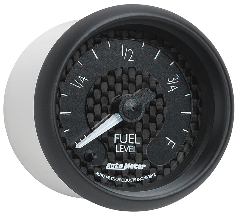 GAUGE, FUEL LEVEL, 2 1/16in, PROGRAMMABLE, GT