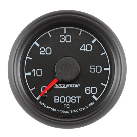 GAUGE, BOOST, 2 1/16in, 60PSI, MECHANICAL, FORD FACTORY MATCH