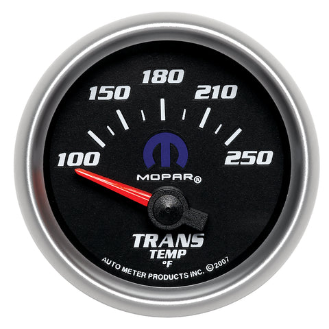 GAUGE, TRANSMISSION TEMP, 2 1/16in, 100-250?F, ELECTRIC, BLACK, MOPAR