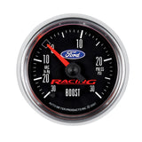 GAUGE, VAC/BOOST, 2 1/16in, 30INHG-30PSI, DIGITAL STEPPER MOTOR, FORD RACING