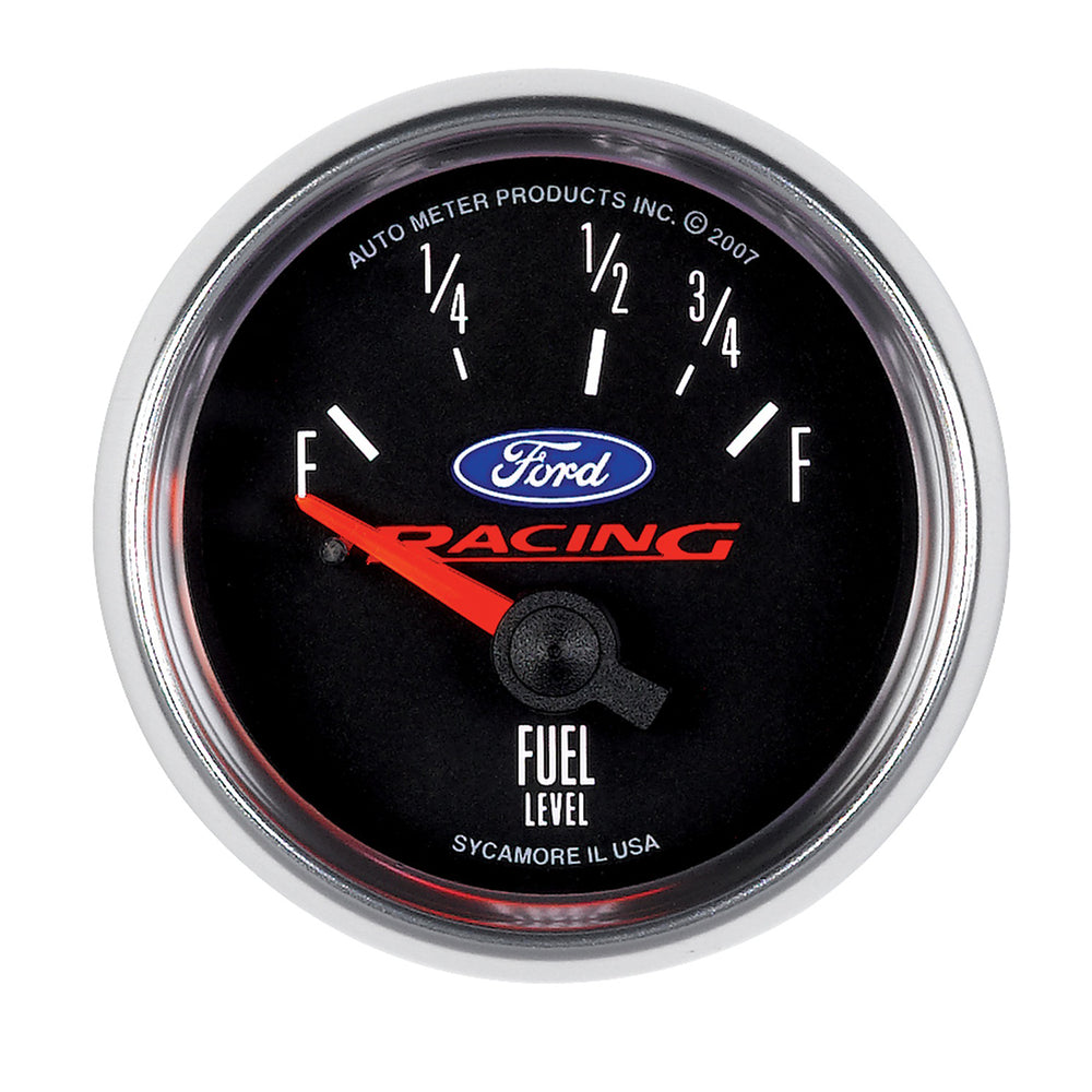 GAUGE, FUEL LEVEL, 2 1/16in, 73OE TO 10OF, ELEC, FORD RACING