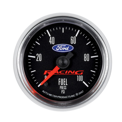 GAUGE, FUEL PRESS, 2 1/16in, 100PSI, DIGITAL STEPPER MOTOR, FORD RACING