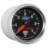 GAUGE, BOOST, 2 1/16in, 60PSI, MECHANICAL, FORD RACING