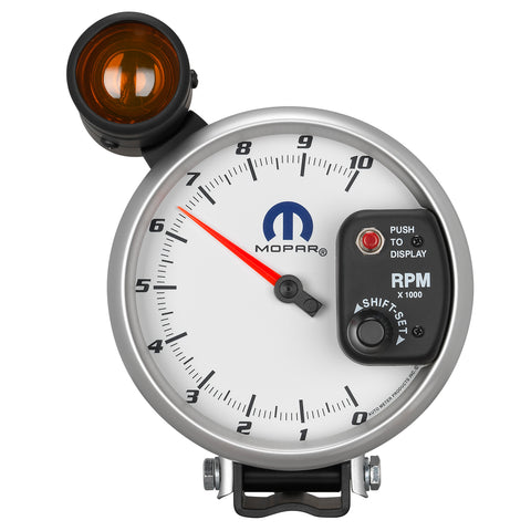 GAUGE, TACH, 5in, 10K RPM, PEDESTAL W/SHIFT-LITE (VIPER V10 / 2.5PPR), WHT, MOPAR