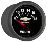 GAUGE, VOLTMETER, 2 1/16in, 18V, ELECTRIC, GM COPO CAMARO