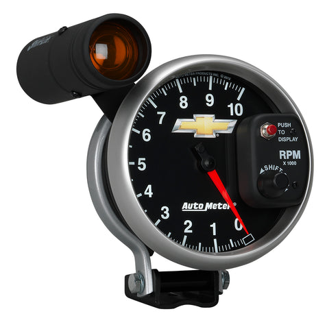 GAUGE, TACH, 5in, 10K RPM, PEDESTAL W/ EXT. SHIFT-LITE, GM COPO CAMARO