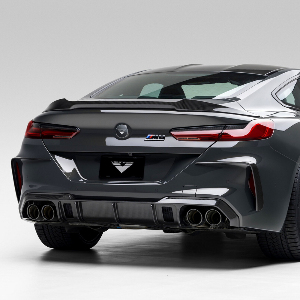 BMW F9X M8 VRS Aero Decklid Spoiler Carbon Fiber 2x2 Glossy