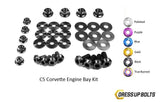 Chevrolet C5 Corvette & Z06 (1997-2004) Titanium Dress Up Bolts Engine Bay Kit - DressUpBolts.com