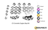Chevrolet C5 Corvette & Z06 (1997-2004) Titanium Dress Up Bolts Engine Bay Kit - DressUpBolts.com
