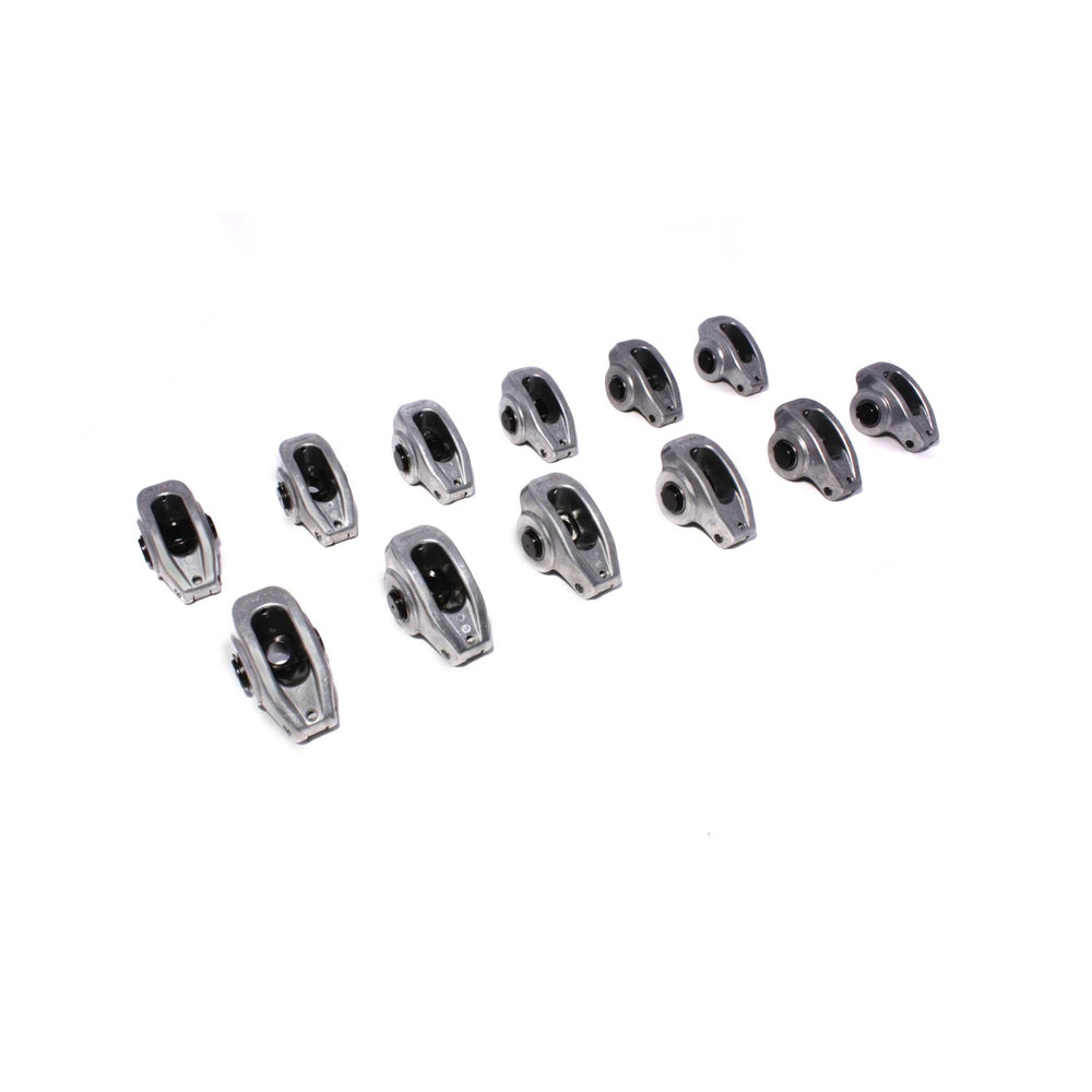 Comp Cams High Energy Aluminum 1.6 Ratio Roller Rocker Set of 12 for Chevrolet 7/16" Stud