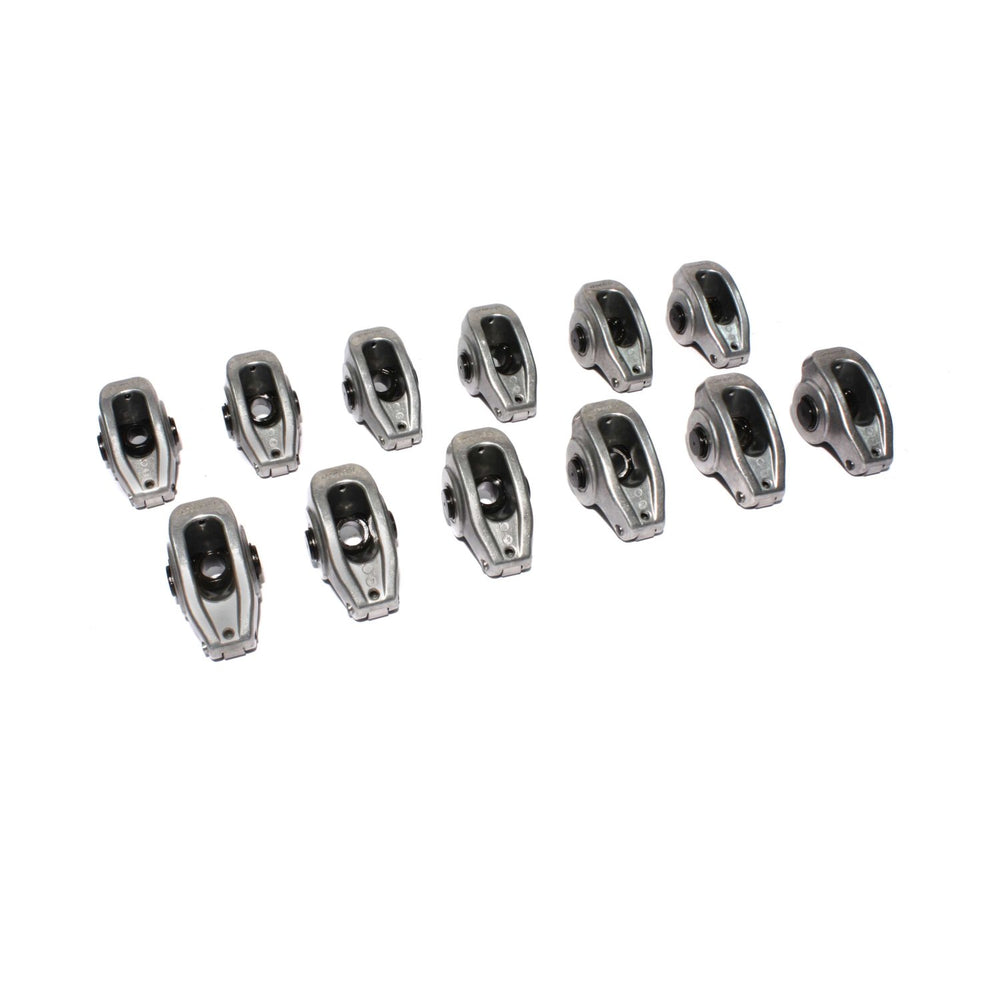 Comp Cams High Energy Aluminum 1.6 Ratio Roller Rocker Set of 12 for Ford w/ 3/8" Stud