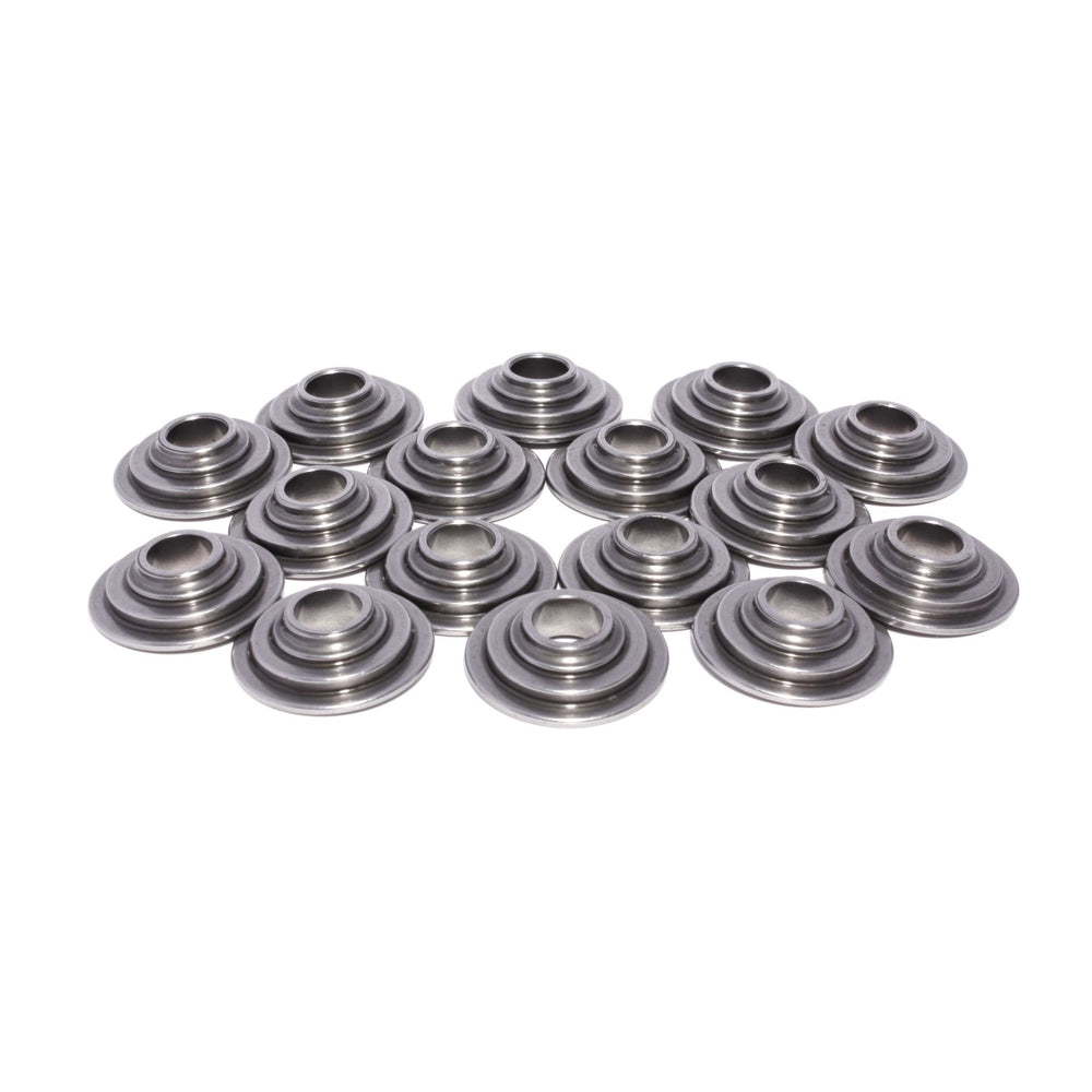 Comp Cams 10 Degree Tool Steel Retainer Set of 16 for 26955, 26956 and 26957 Springs.
