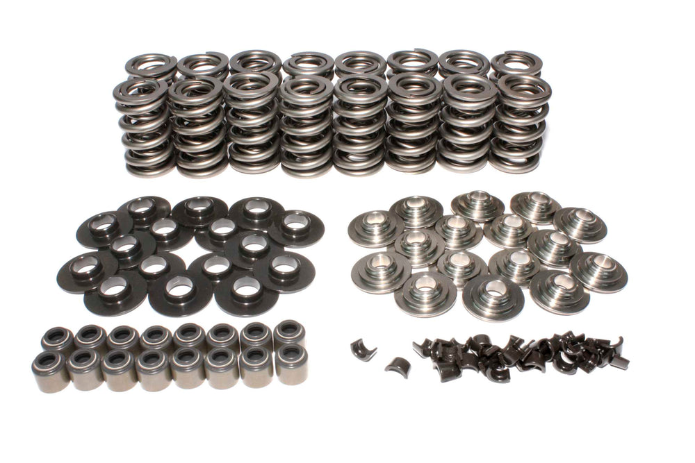 Comp Cams GM LS Dual Valve Spring Kit w/ Titanium Retainers; .675" Max Lift